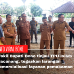Tinjau TPU Islam Macanang, Wakil Bupati Tegaskan Larangan Komersialisasi