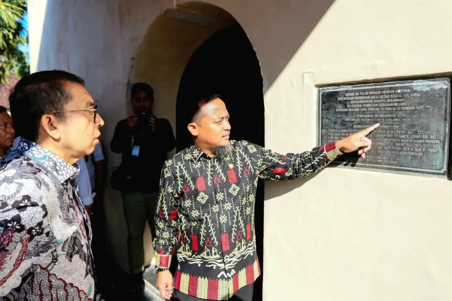 Perkuat Warisan Sejarah, Menteri Kebudayaan RI Fadli Zon Tinjau Benteng Fort Rotterdam