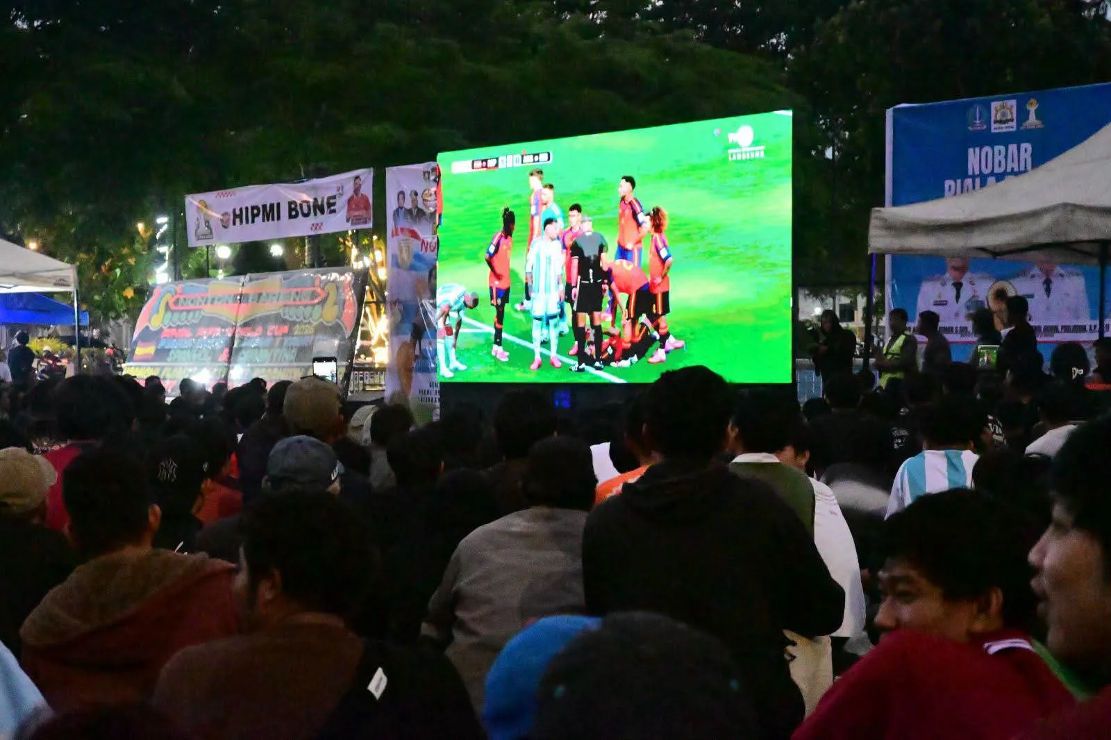Wakil Bupati Bone Menghadiri Nobar Final Piala Dunia 2026: Spanyol Menang 1-0 atas Argentina