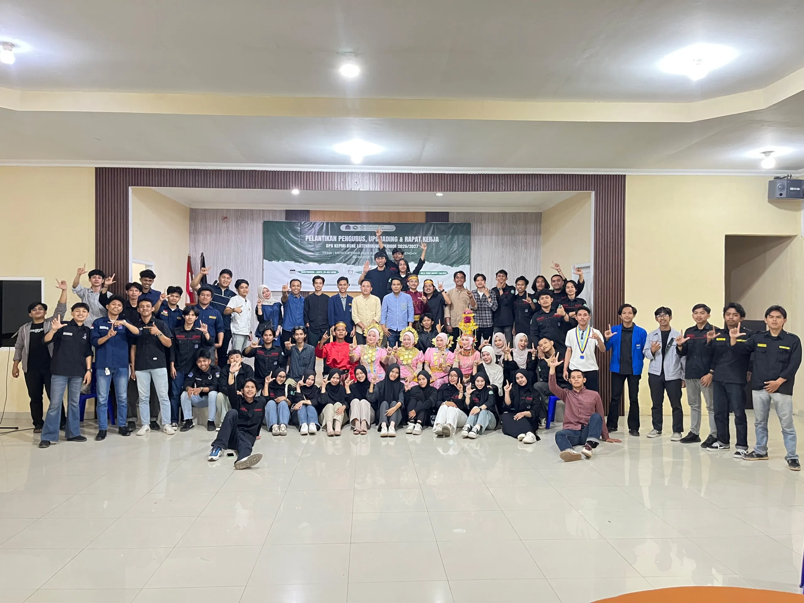 Resmi Dilantik! Muh. Faiz Adriansyah Pimpin DPK KEPMI Bone Latenriruwa UINAM Periode 2026–2027