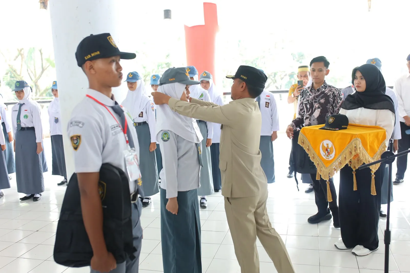 Cetak Generasi Berkarakter, Bupati Bone Buka Resmi Diklat 70 Calon Paskibraka 2026