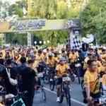 Ribuan Peserta Semarakkan Bhayangkara Beramal Fun Bike Polres Bone dalam Rangka Hari Bhayangkara ke-80