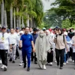 Ribuan Warga Luwu Semarakkan Jalan Sehat Anti Mager di Lapangan Andi Djemma Belopa