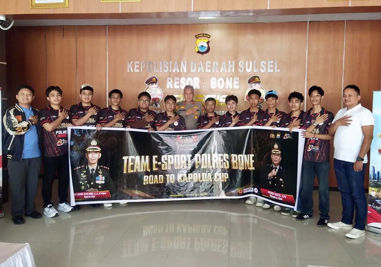 Team E-Sport Polres Bone Siap Harumkan Nama Daerah di Kapolda Cup E-Sport 2026