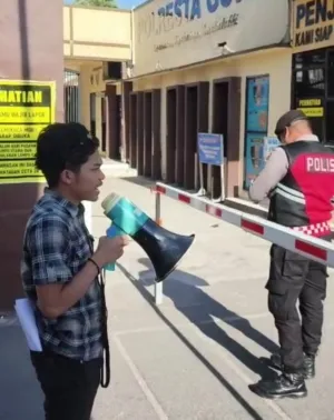 Desak Penindakan Tegas Dugaan Tambang Ilegal, Pemuda Peduli Hukum Geruduk Polresta Gowa