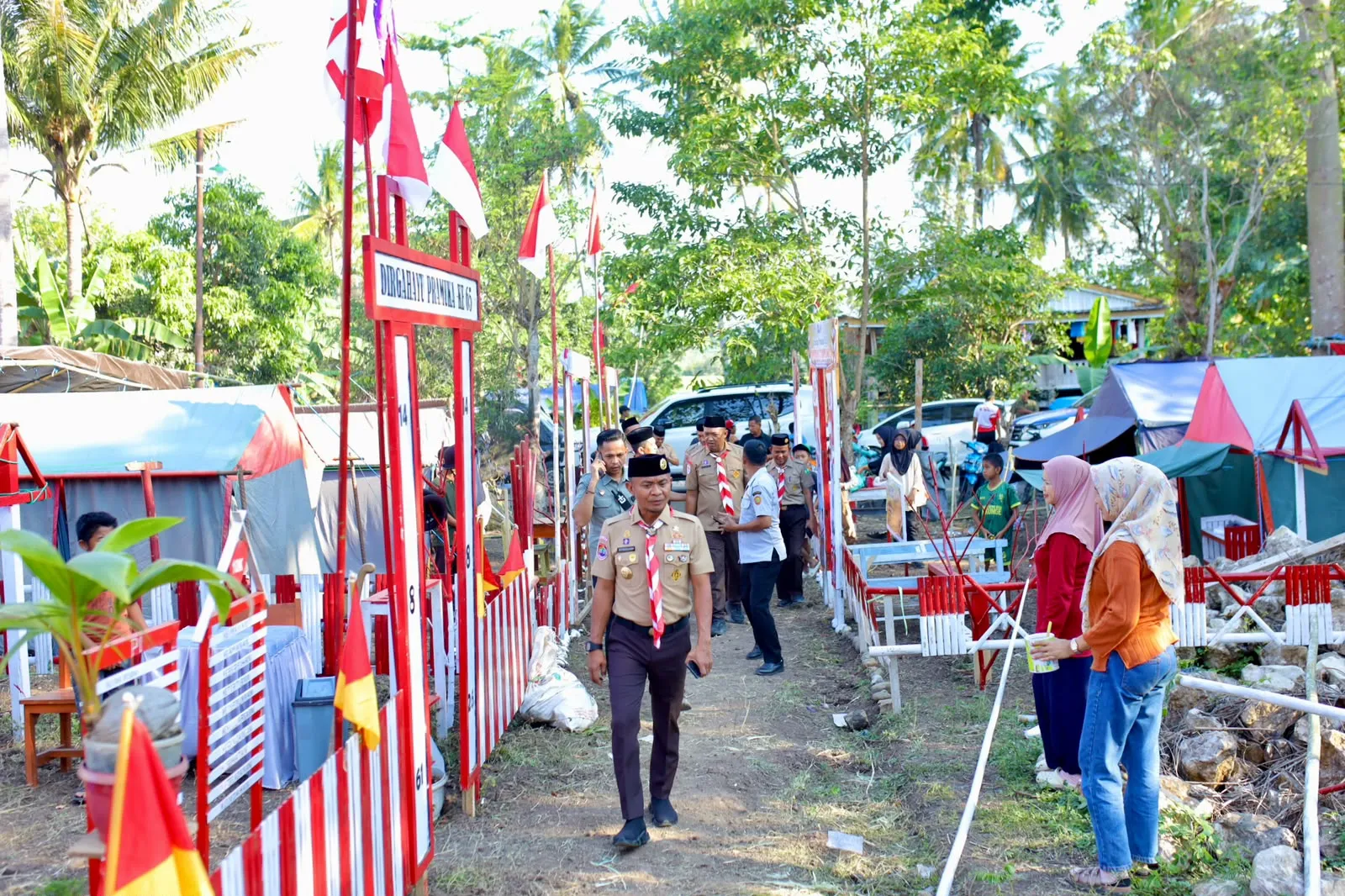 Semarakkan Hari Pramuka dan HUT RI, Bupati Bone Dorong Generasi Muda Ponre Tumbuh Mandiri dan Berkarakter