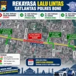 Ada Gau Maraja! Simak Rekayasa & Pengalihan Arus Lalu Lintas di Watampone Akhir Pekan Ini
