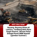 Bayang-Bayang Hitam di Lamuru: Tambang Batu Bara Ilegal Disorot, Oknum Polisi Diduga Pasok BBM Subsidi