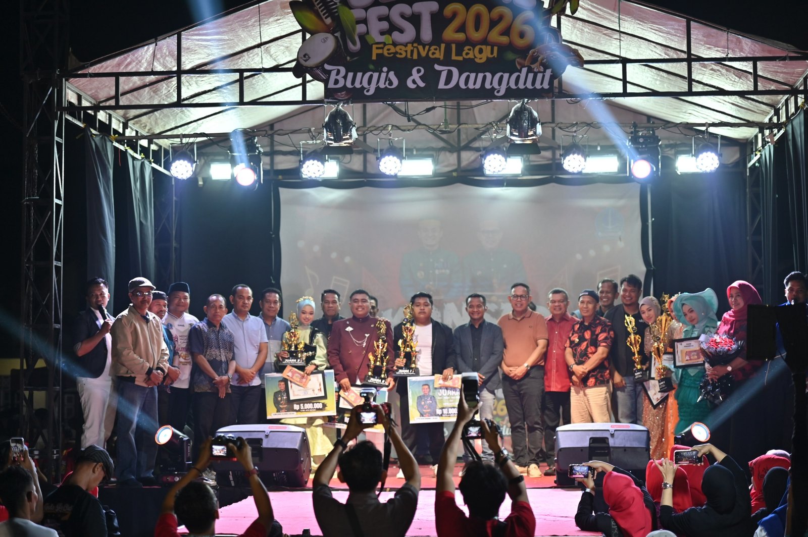 BerAmal Fest 2026 Sukses Besar: Panggung Talenta Bugis-Dangdut Berhadiah Rp50 Juta Resmi Ditutup, Ukir Sejarah Baru di Bone