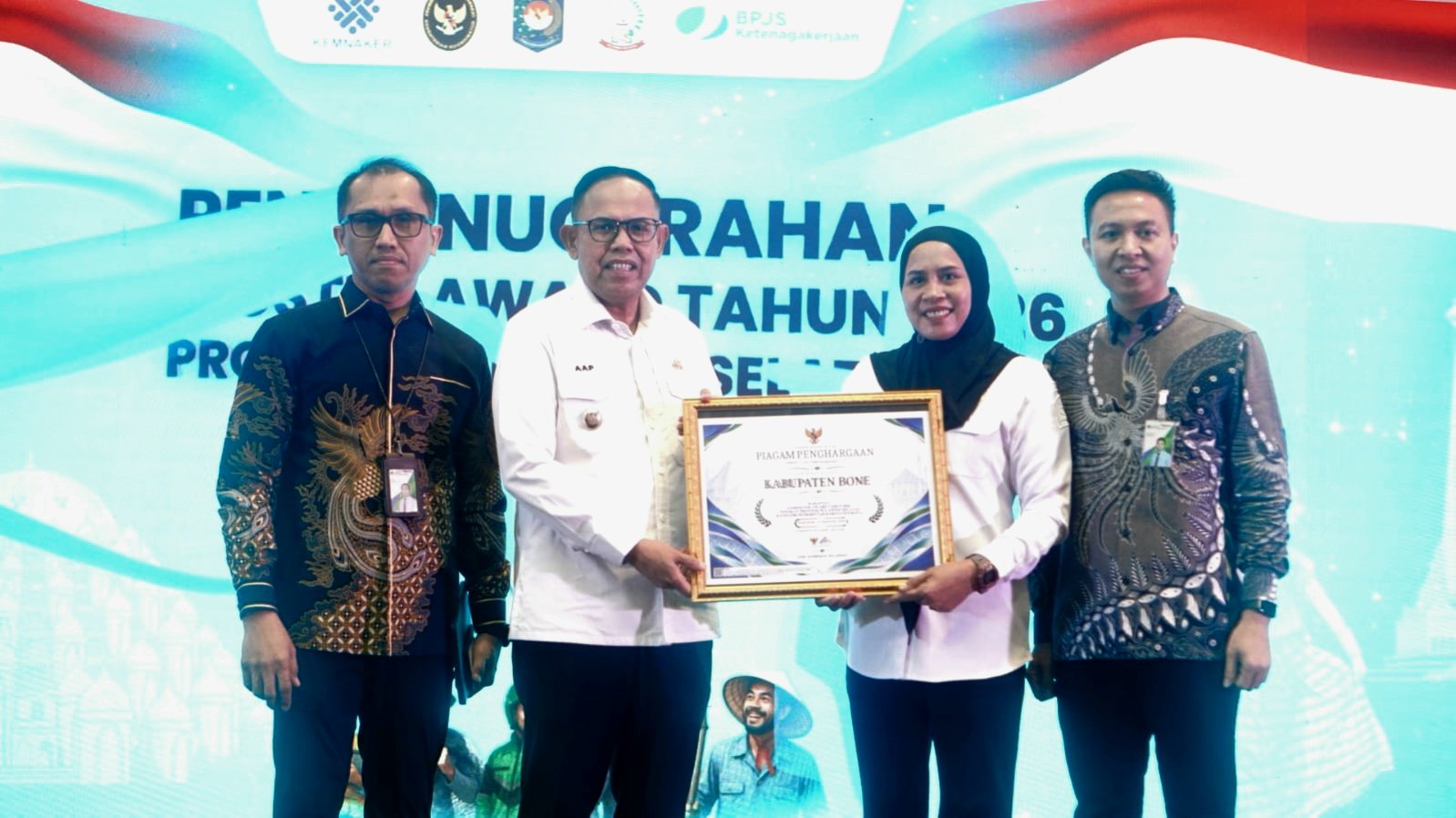 Pemkab Bone Ukir Sejarah Baru di Jamsostek Award 2026, Komitmen Lindungi Pekerja Rentan Berbuah Manis