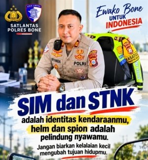 Kasat Lantas Polres Bone: Jangan Biarkan Kelalaian Kecil Mengubah Tujuan Hidupmu