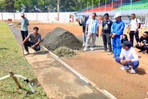 Jelang Pembukaan Porprov XVIII Sulsel 2026, Bupati Bone Tinjau Langsung Progres Rehabilitasi Stadion Lapatau